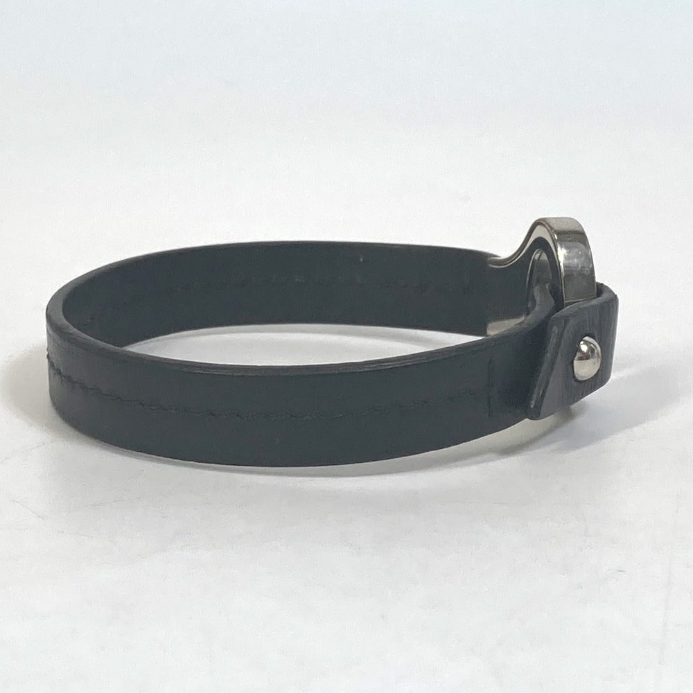 LOUIS VUITTON M6290 Accessories Bracelet Archive Bangle Bracelet Leather Men's Black