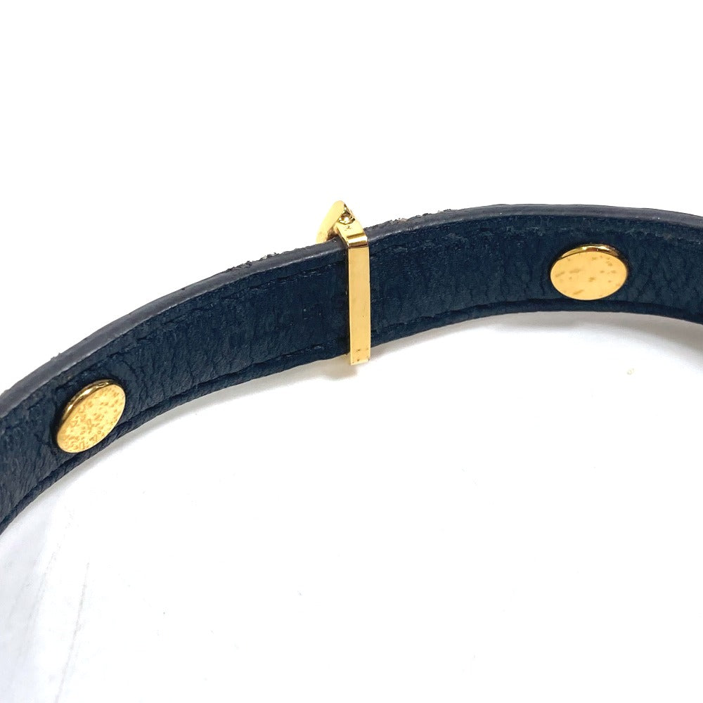 LOUIS VUITTON M6597F Monogram Reverse Bracelet Blooming Fashion Accessory Women's Brown Monogram Reverse Canvas Bracelet