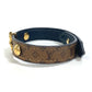 LOUIS VUITTON M6597F Monogram Reverse Bracelet Blooming Fashion Accessory Women's Brown Monogram Reverse Canvas Bracelet