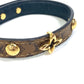 LOUIS VUITTON M6597F Monogram Reverse Bracelet Blooming Fashion Accessory Women's Brown Monogram Reverse Canvas Bracelet