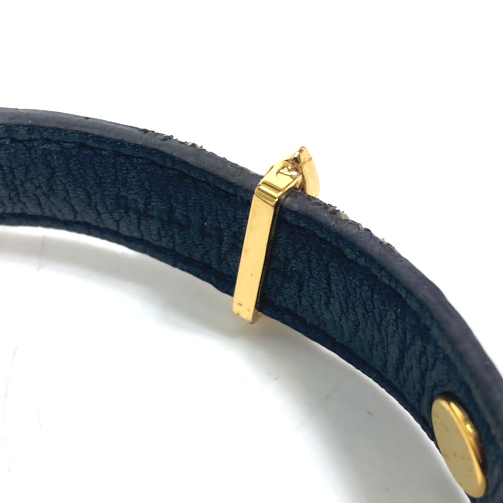LOUIS VUITTON M6597F Monogram Reverse Bracelet Blooming Fashion Accessory Women's Brown Monogram Reverse Canvas Bracelet