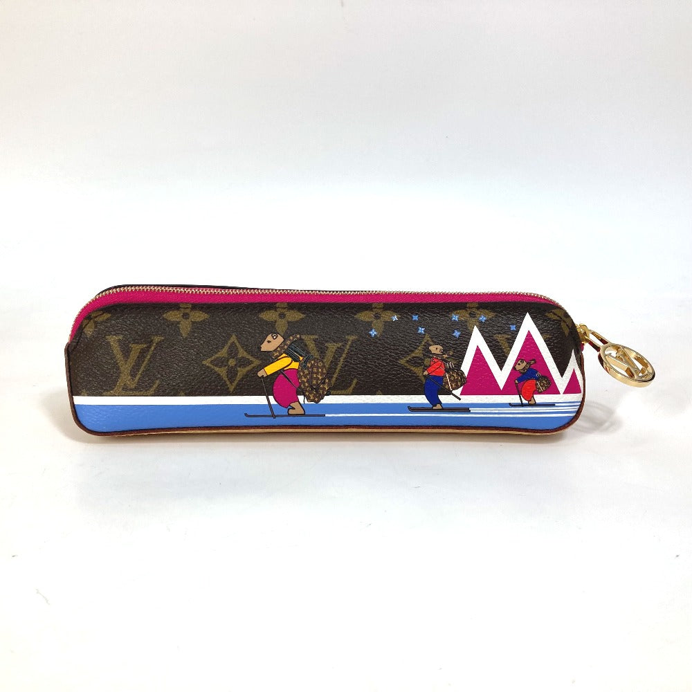 LOUIS VUITTON GI0289 モノグラム トゥルース エリザベット 筆箱 ステーショナリー ペンケース モノグラムキャンバス レディース ブラウン