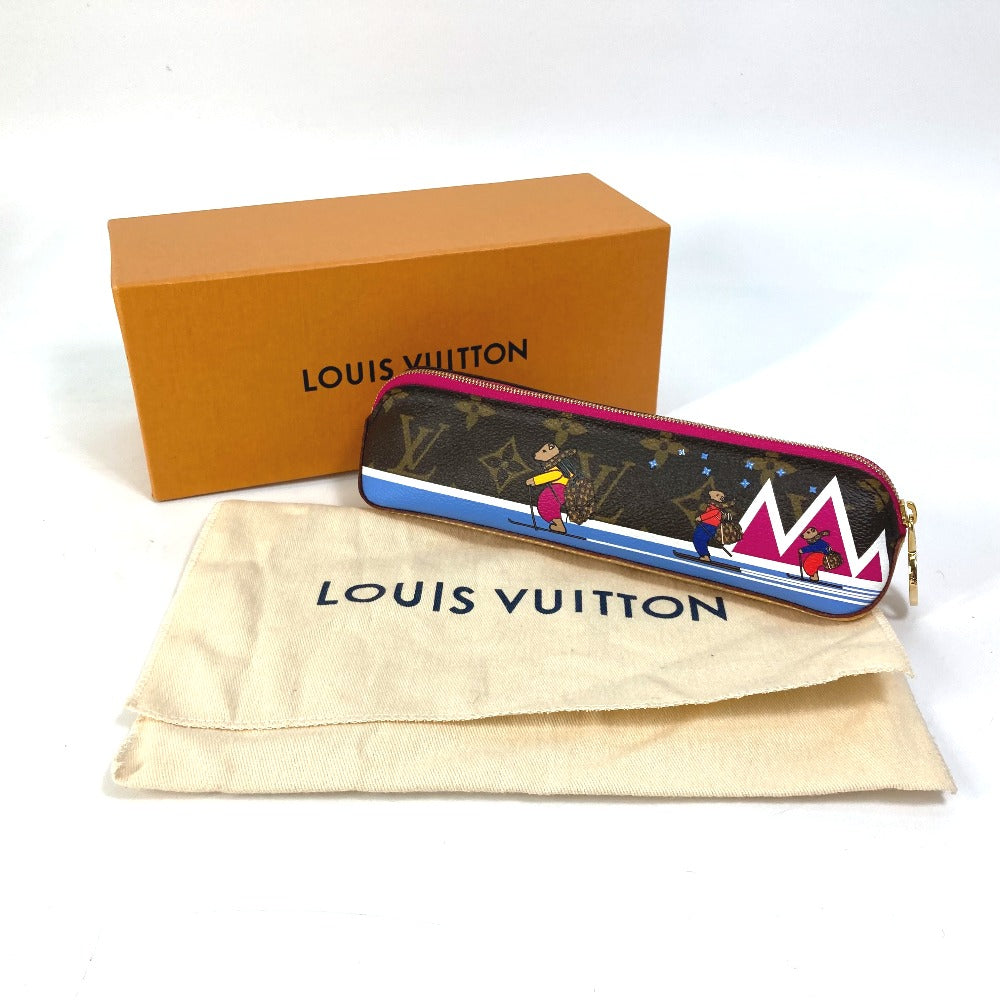 LOUIS VUITTON GI0289 モノグラム トゥルース エリザベット 筆箱 ステーショナリー ペンケース モノグラムキャンバス レディース ブラウン