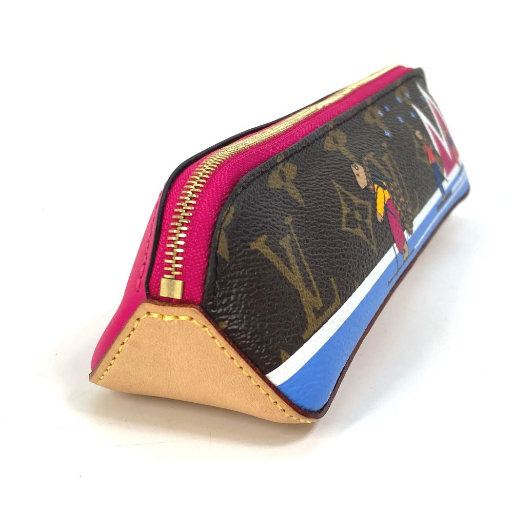 LOUIS VUITTON GI0289 モノグラム トゥルース エリザベット 筆箱 ステーショナリー ペンケース モノグラムキャンバス レディース ブラウン