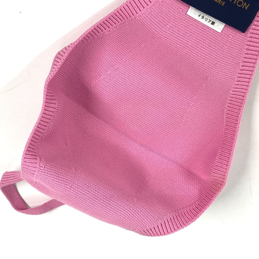 LOUIS VUITTON MP3087 モノグラム マスク・マイユ 巾着ポーチ セット ペア マスク ナイロン レディース ピンク