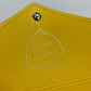 LOUIS VUITTON M81959 Yellow Leather Dot Only, Yayoi Kusama, LV x YK Kirigami Pouch, Leather, Women's, Yellow x Black