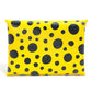 LOUIS VUITTON M81959 Yellow Leather Dot Only, Yayoi Kusama, LV x YK Kirigami Pouch, Leather, Women's, Yellow x Black