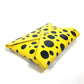LOUIS VUITTON M81959 Yellow Leather Dot Only, Yayoi Kusama, LV x YK Kirigami Pouch, Leather, Women's, Yellow x Black