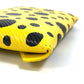 LOUIS VUITTON M81959 Yellow Leather Dot Only, Yayoi Kusama, LV x YK Kirigami Pouch, Leather, Women's, Yellow x Black