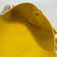 LOUIS VUITTON M81959 Yellow Leather Dot Only, Yayoi Kusama, LV x YK Kirigami Pouch, Leather, Women's, Yellow x Black