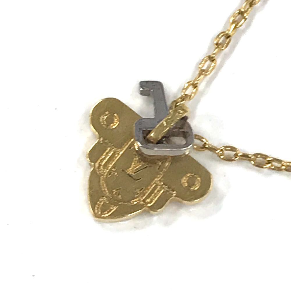 LOUIS VUITTON M62809 Rocky Key Motif Necklace, Accessory Pendant Necklace, Metal, Women's, Gold