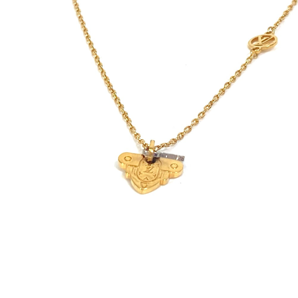 LOUIS VUITTON M62809 Rocky Key Motif Necklace, Accessory Pendant Necklace, Metal, Women's, Gold