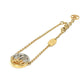 LOUIS VUITTON M69589 L TO V Bracelet, Accessory, Metal, Women's, Gold
