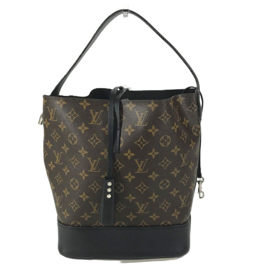 LOUIS VUITTON M94542 モノグラム イドール NN14GM カバン ポーチ付き 肩掛け バケツ型 ショルダーバッグ モノグラムキャンバス レディース ノワール ブラック