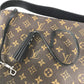 LOUIS VUITTON M94542 Monogram Idor NN14GM Shoulder Bag with Pouch, Bucket Style, Monogram Canvas, Women's, Noir Black
