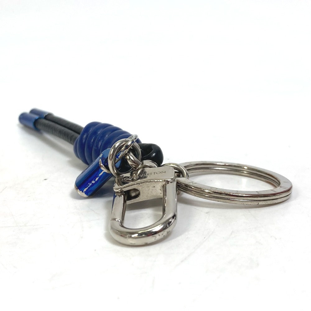 LOUIS VUITTON M61713 Porte-Clés Knot Lock Bag Charm Keychain Leather Men's Blue