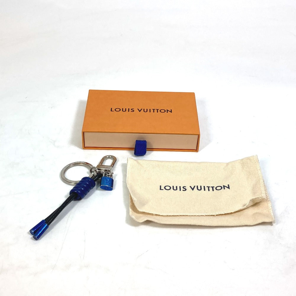 LOUIS VUITTON M61713 Porte-Clés Knot Lock Bag Charm Keychain Leather Men's Blue
