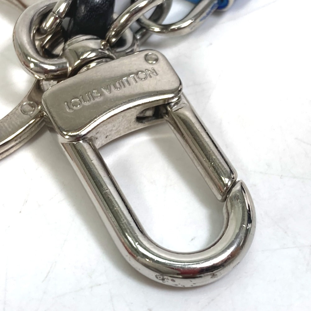 LOUIS VUITTON M61713 Porte-Clés Knot Lock Bag Charm Keychain Leather Men's Blue