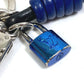 LOUIS VUITTON M61713 Porte-Clés Knot Lock Bag Charm Keychain Leather Men's Blue