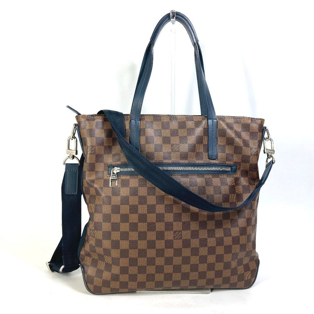 LOUIS VUITTON N41255 Damier Herald Bag, 2-Way Shoulder Bag/Crossbody Tote Bag, Damier Canvas, Men's, Ebene, Brown