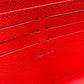 LOUIS VUITTON M81961 Epi Leather Japan-Exclusive LV x YK Zippy Wallet, Yayoi Kusama Round Zipper Long Wallet, Women's, Rouge Red