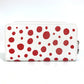 LOUIS VUITTON M81961 Epi Leather Japan-Exclusive LV x YK Zippy Wallet, Yayoi Kusama Round Zipper Long Wallet, Women's, Rouge Red
