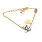 LOUIS VUITTON M0969A LV×YK 草間彌生コラボ 水玉 パンプキン ブラスレ LVアイコニック アクセサリー チェーン ブレスレット メタル レディース ブラック