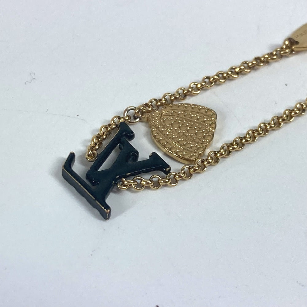 LOUIS VUITTON M0969A LV×YK 草間彌生コラボ 水玉 パンプキン ブラスレ LVアイコニック アクセサリー チェーン ブレスレット メタル レディース ブラック