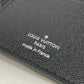 LOUIS VUITTON N62655 Damier Graphite Portefeuille Brazza Old Model Bifold Long Wallet in Damier Graphite Canvas, Men's, Black