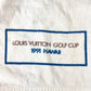 LOUIS VUITTON 1991年 ハワイ ノベルティ LVCUP ルイヴィトンカップ ゴルフ GOLF フェイスタオル インテリア タオル コットン ユニセックス ホワイト系