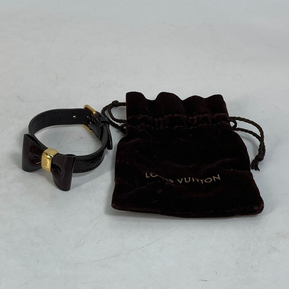 LOUIS VUITTON M6617F モノグラムヴェルニ ブラスレ フェイヴァリット リボン アクセサリー ブレスレット モノグラムヴェルニ レディース アマラント パープル