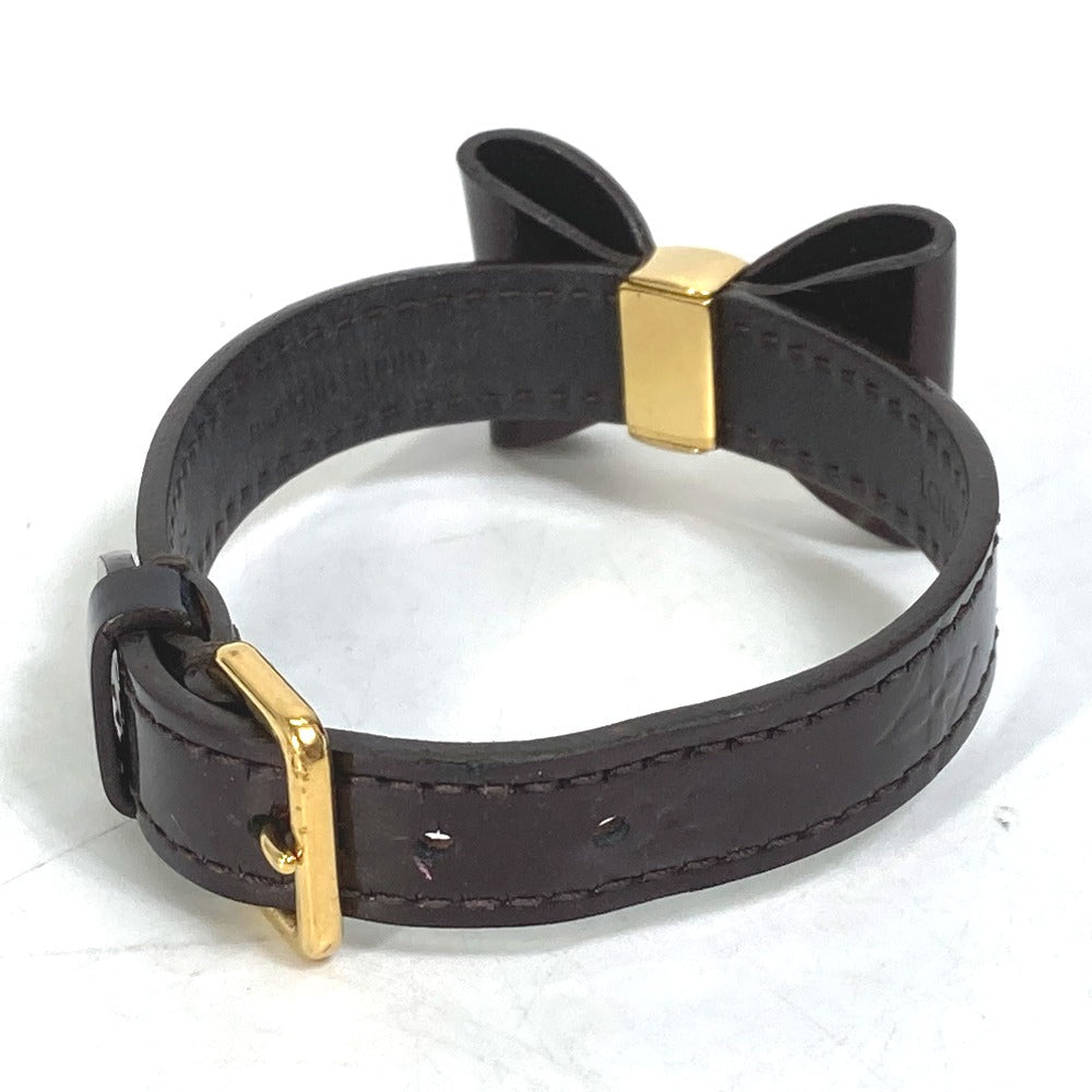 LOUIS VUITTON M6617F モノグラムヴェルニ ブラスレ フェイヴァリット リボン アクセサリー ブレスレット モノグラムヴェルニ レディース アマラント パープル