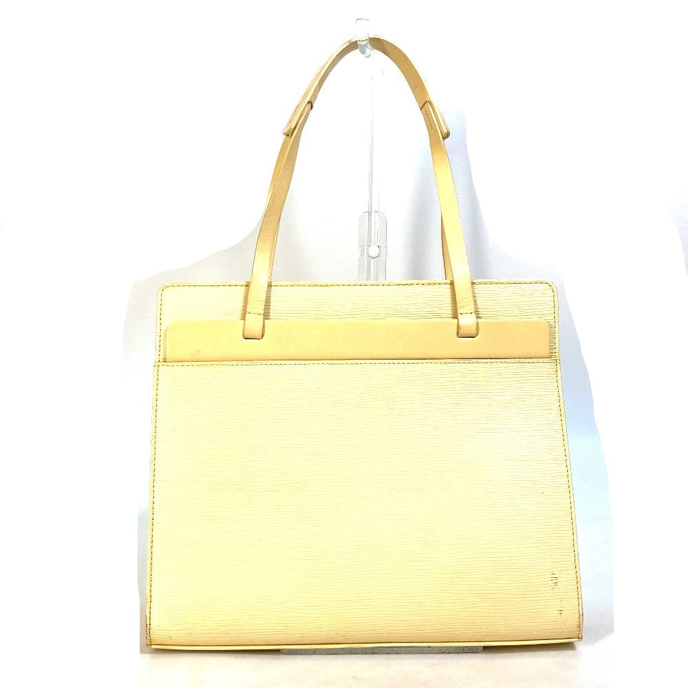 LOUIS VUITTON M5249A Epi Croisette PM Tote Bag, Shoulder Bag, Epi Leather, Women's, Vanille, Yellow