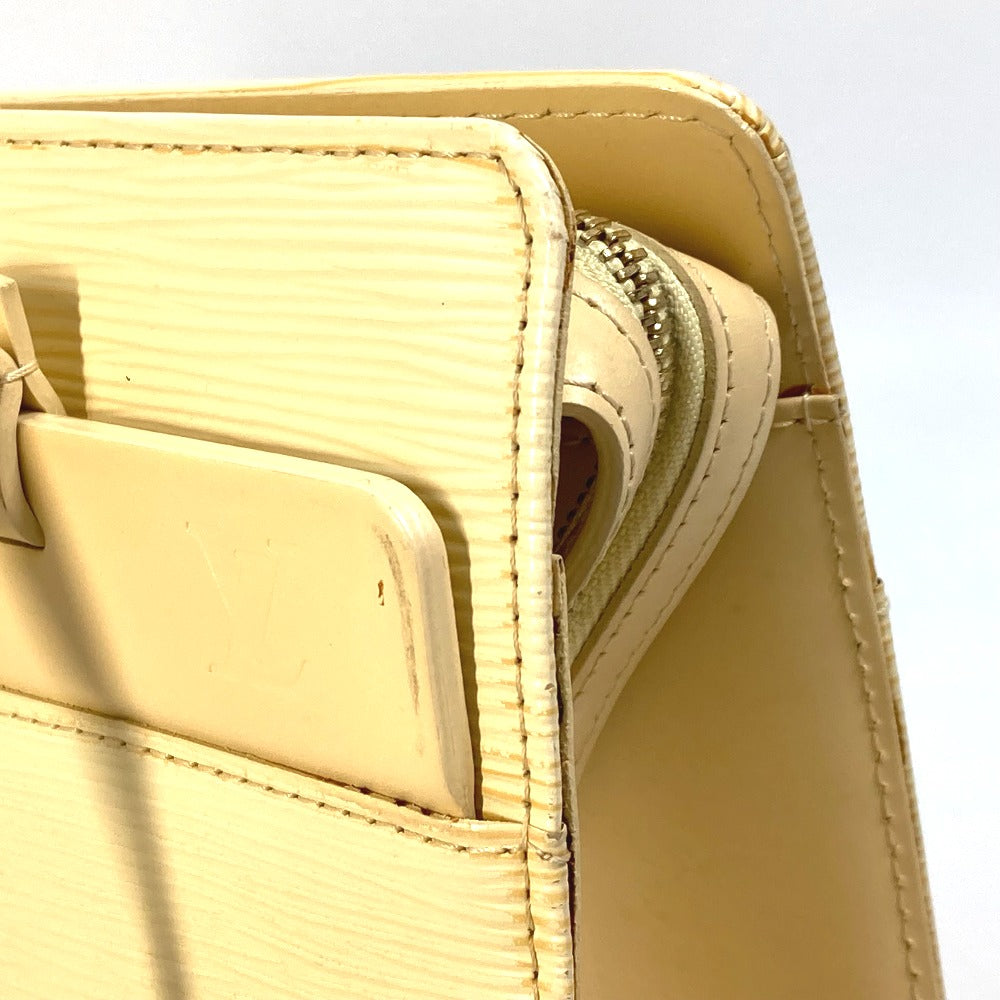 LOUIS VUITTON M5249A Epi Croisette PM Tote Bag, Shoulder Bag, Epi Leather, Women's, Vanille, Yellow
