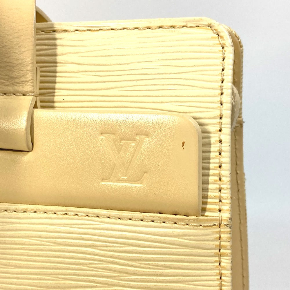 LOUIS VUITTON M5249A Epi Croisette PM Tote Bag, Shoulder Bag, Epi Leather, Women's, Vanille, Yellow