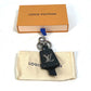 LOUIS VUITTON M63620 Monogram Eclipse Porte-Clés Cloche Bag Charm Keychain Monogram Eclipse Canvas Men's Black