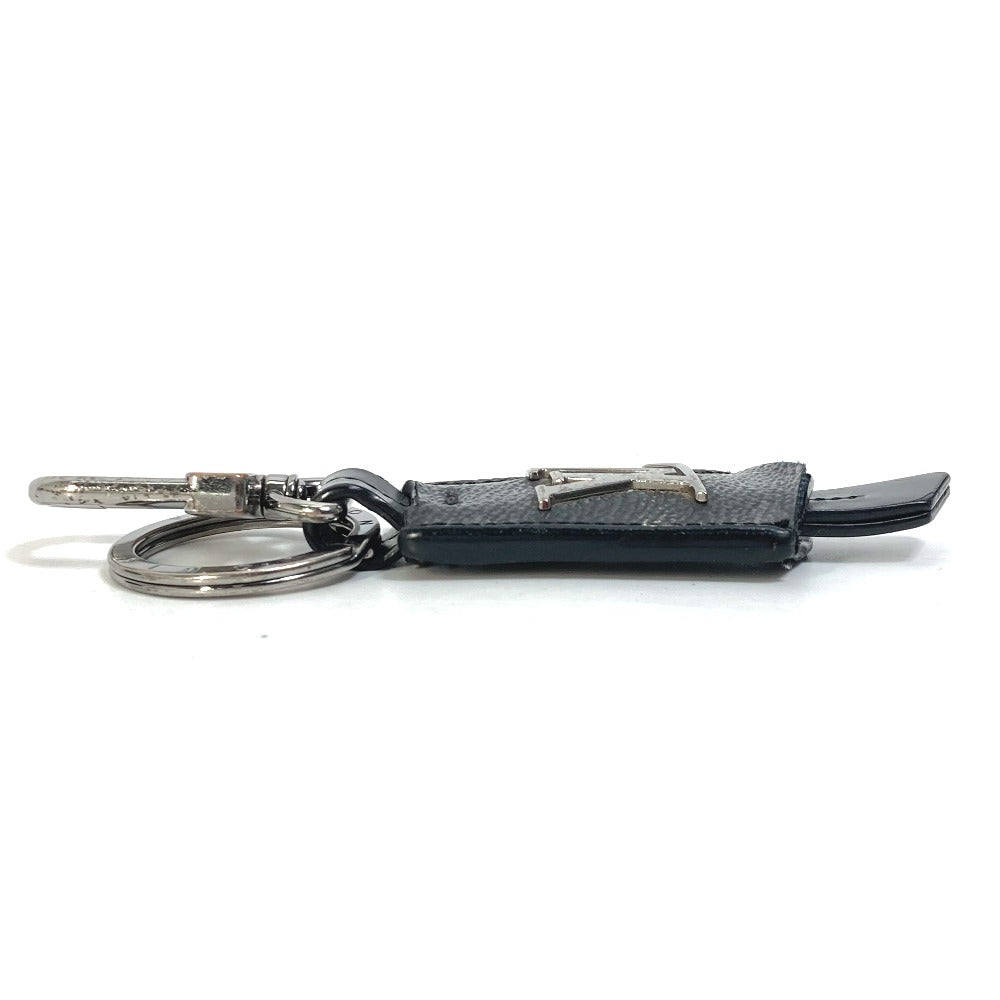 LOUIS VUITTON M63620 Monogram Eclipse Porte-Clés Cloche Bag Charm Keychain Monogram Eclipse Canvas Men's Black