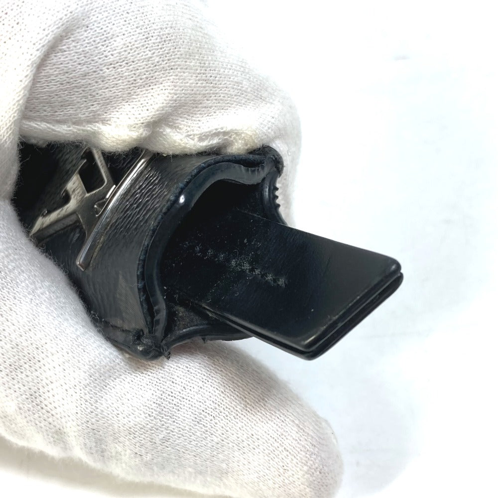 LOUIS VUITTON M63620 Monogram Eclipse Porte-Clés Cloche Bag Charm Keychain Monogram Eclipse Canvas Men's Black