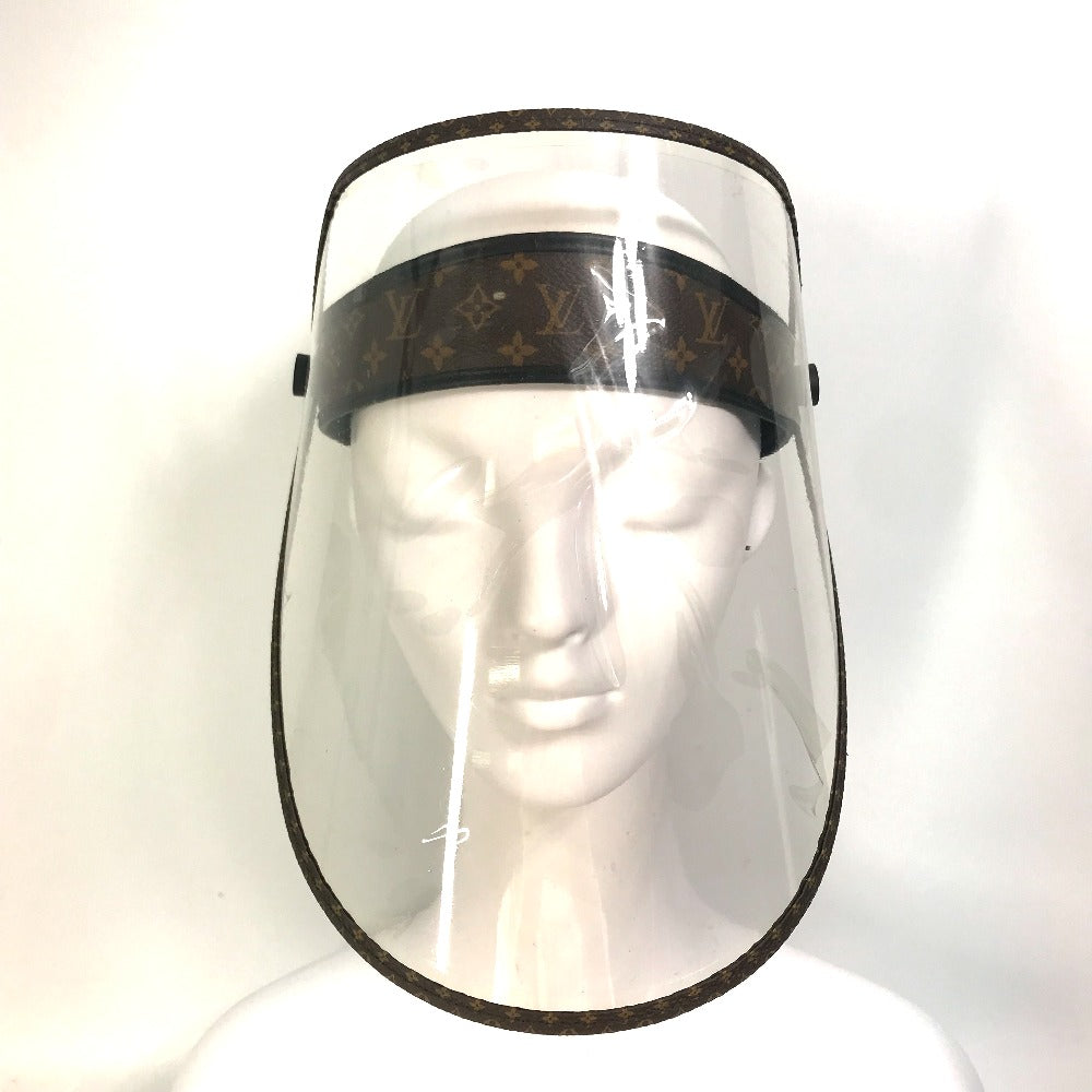 LOUIS VUITTON M76727 Monogram Bijou LV Shield Hat, Face Shield, Sun Visor, Monogram Canvas, Women's, Brown