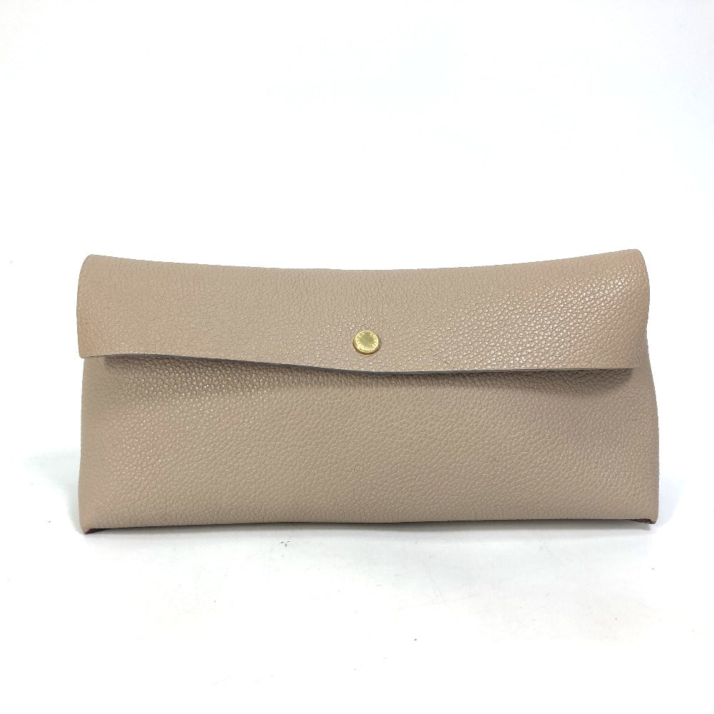 LOUIS VUITTON M61477 フラップ付き ポーチ ポシェット・リヴェットGM 眼鏡ケース メイクポーチ ペンケース ポーチ レザー レディース ベージュ