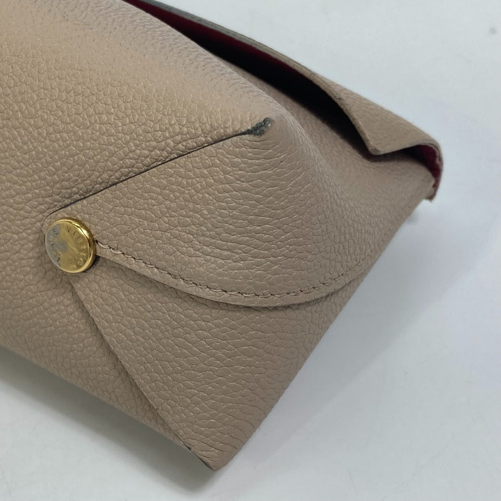 LOUIS VUITTON M61477 フラップ付き ポーチ ポシェット・リヴェットGM 眼鏡ケース メイクポーチ ペンケース ポーチ レザー レディース ベージュ