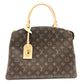 LOUIS VUITTON M45898 モノグラム グラン パレ MM カバン 2WAYバッグ トートバッグ ショルダーバッグ ハンドバッグ モノグラムキャンバス レディース ブラウン