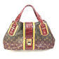 LOUIS VUITTON M95580 Monogram Mirage Greet Clasp Bag Boston Bag Shoulder Bag Canvas Women's Red