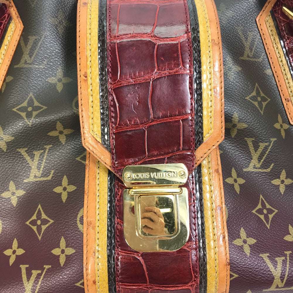 LOUIS VUITTON M95580 Monogram Mirage Greet Clasp Bag Boston Bag Shoulder Bag Canvas Women's Red