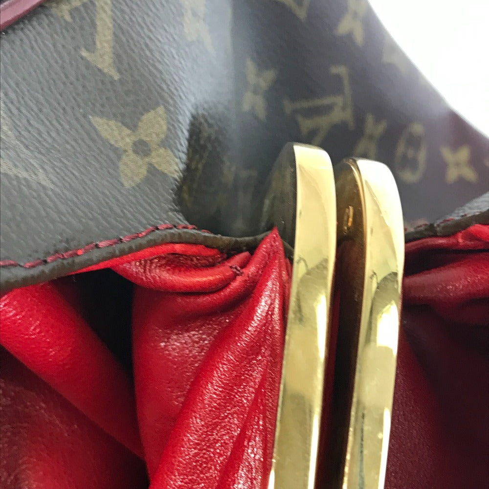 LOUIS VUITTON M95580 Monogram Mirage Greet Clasp Bag Boston Bag Shoulder Bag Canvas Women's Red