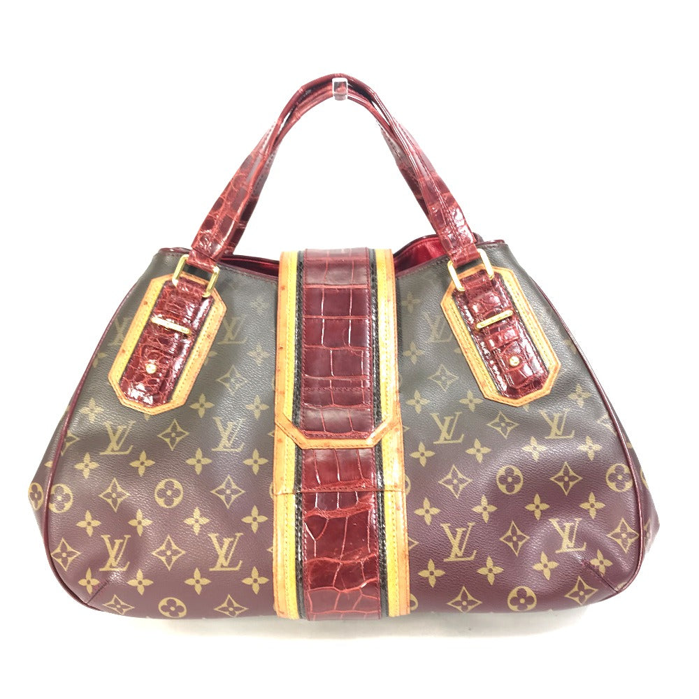 LOUIS VUITTON M95580 Monogram Mirage Greet Clasp Bag Boston Bag Shoulder Bag Canvas Women's Red