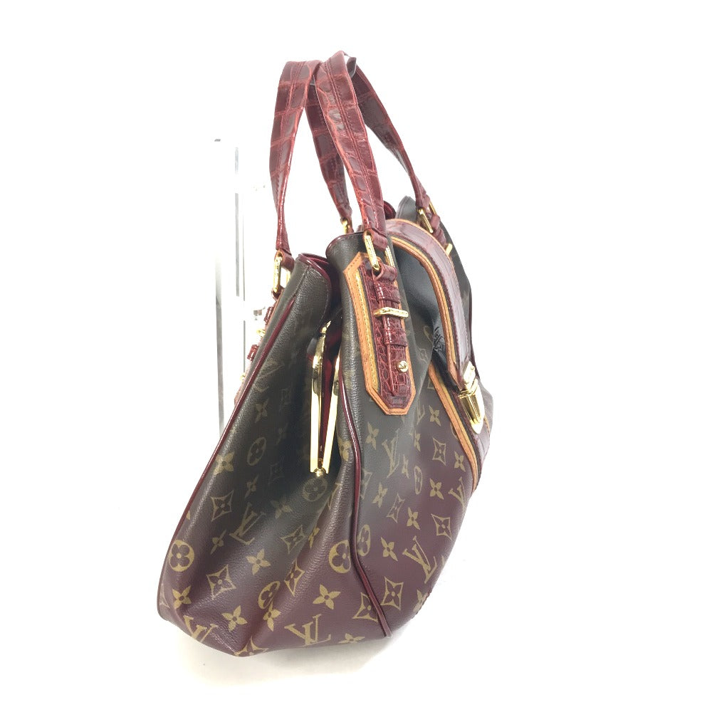 LOUIS VUITTON M95580 Monogram Mirage Greet Clasp Bag Boston Bag Shoulder Bag Canvas Women's Red