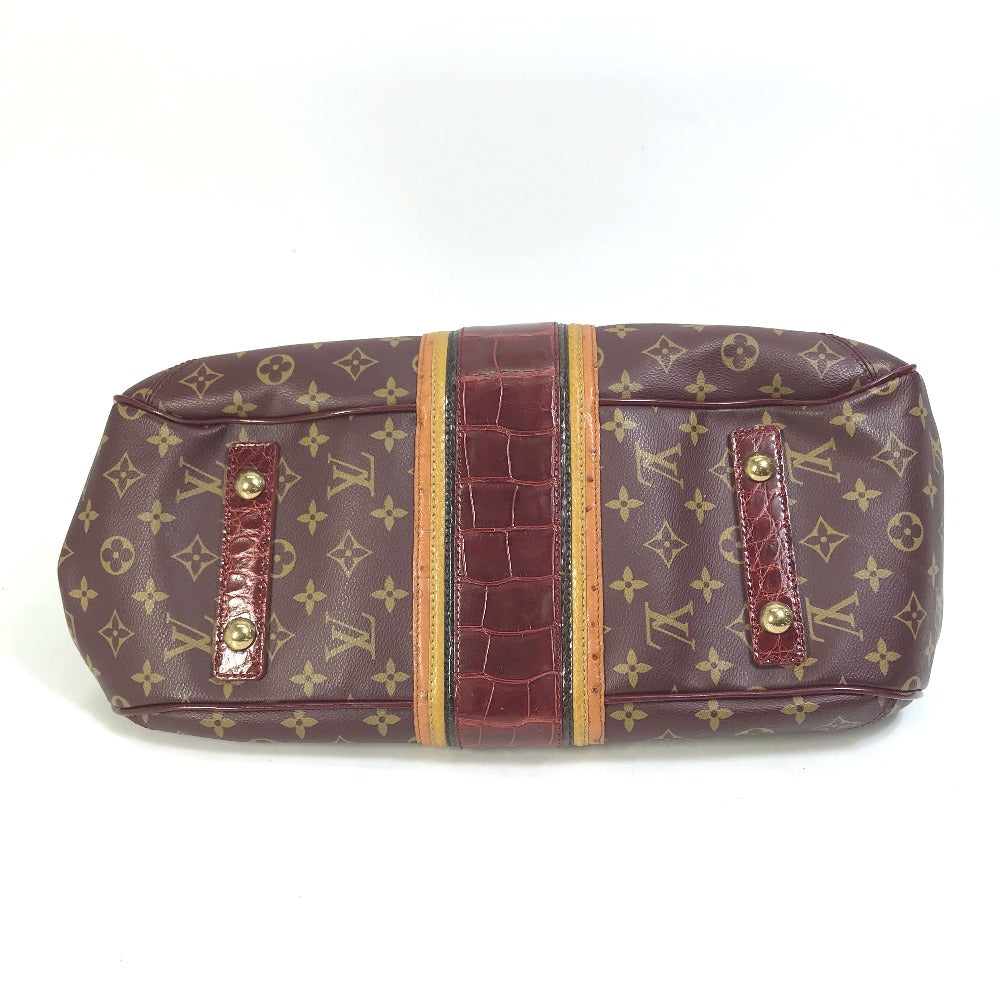 LOUIS VUITTON M95580 Monogram Mirage Greet Clasp Bag Boston Bag Shoulder Bag Canvas Women's Red