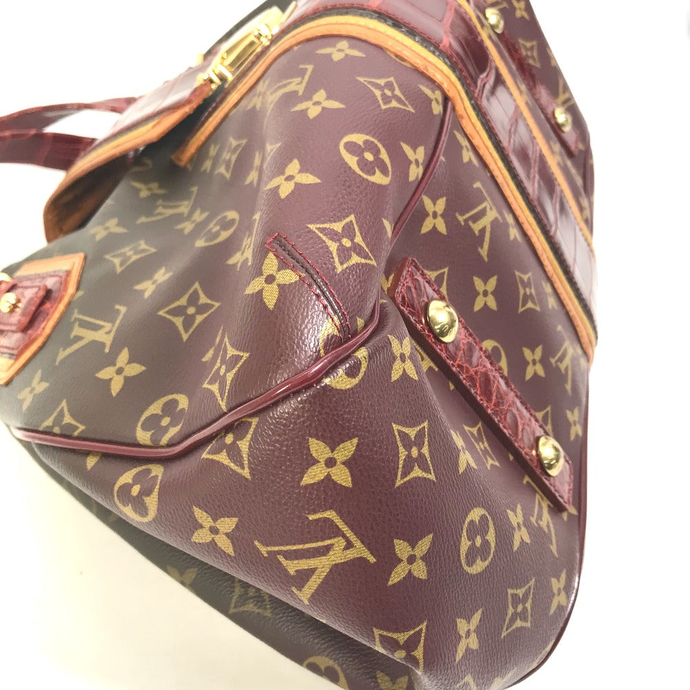LOUIS VUITTON M95580 Monogram Mirage Greet Clasp Bag Boston Bag Shoulder Bag Canvas Women's Red