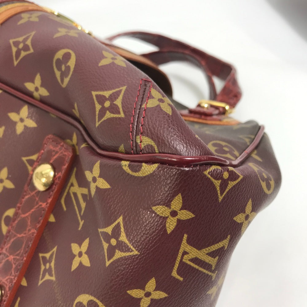 LOUIS VUITTON M95580 Monogram Mirage Greet Clasp Bag Boston Bag Shoulder Bag Canvas Women's Red